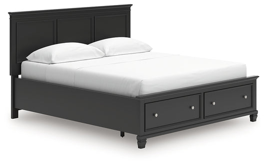 Lanolee California King Panel Storage Bed