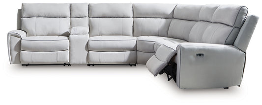Social Pointe 6-Piece Power Reclining Sectional