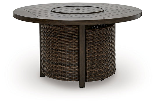 Monterey Point Round Fire Pit Table