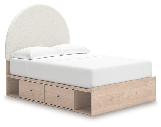 Arloster Full Upholstered Panel Bed with Storage