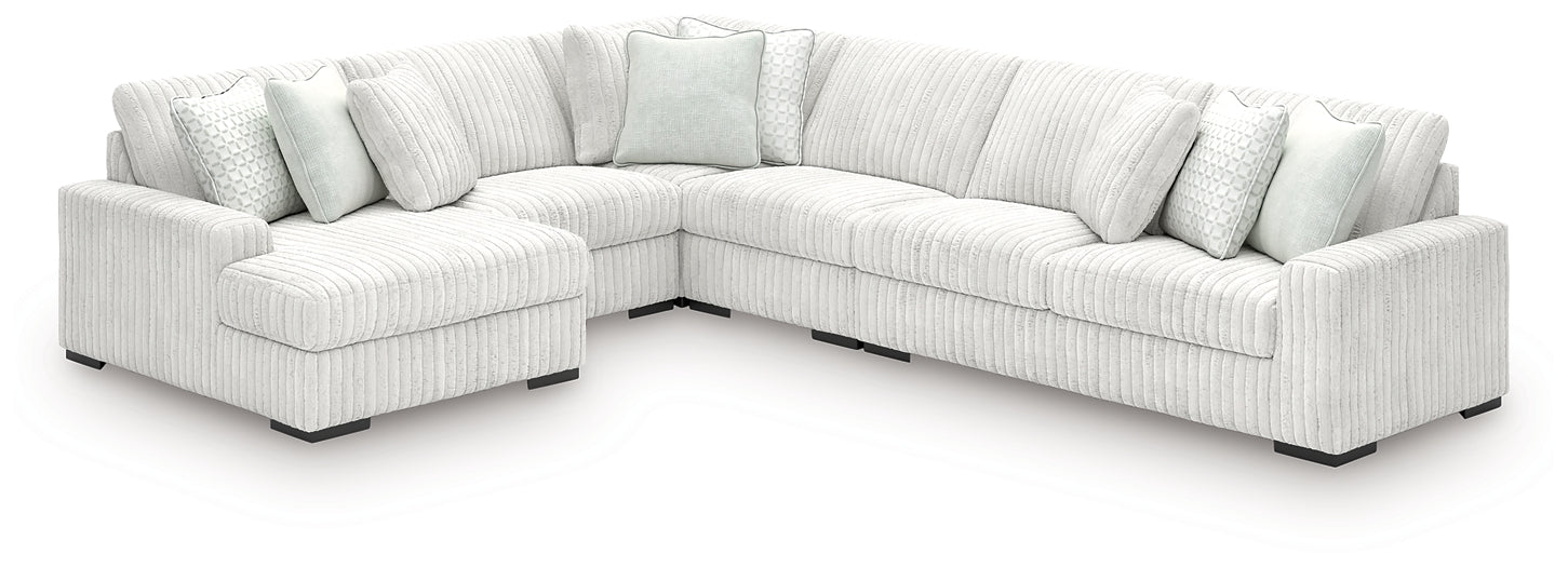 Stupendous 5-Piece Sectional with Chaise