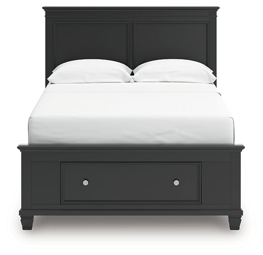Lanolee Full Panel Storage Bed