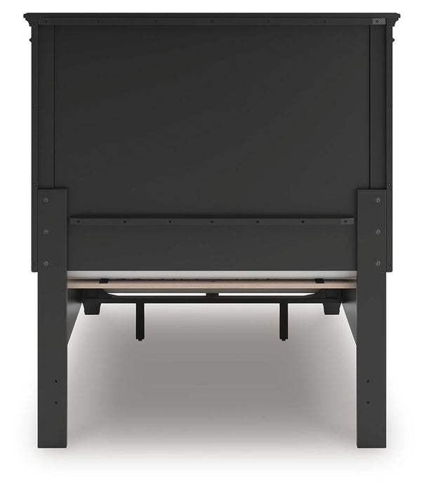 Lanolee Twin Panel Storage Bed