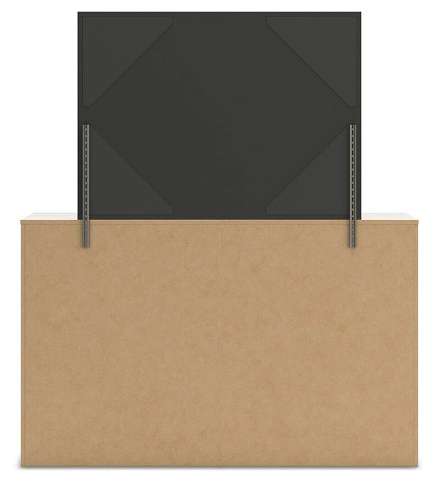 Lawroy King Panel Storage Bed, Dresser and Mirror