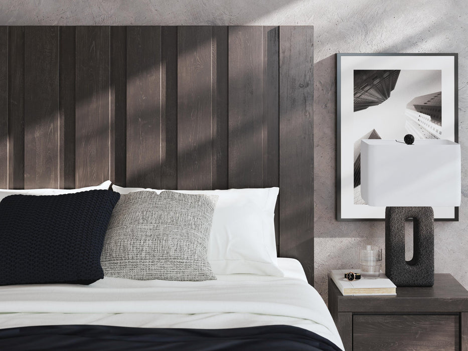 Fraluna King Panel Bed, Dresser, Mirror and Nightstand