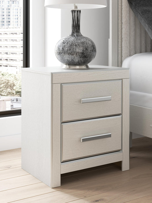 Zuraleus Queen Upholstered Panel Platform Bed, Dresser, Mirror, Chest and Nightstand