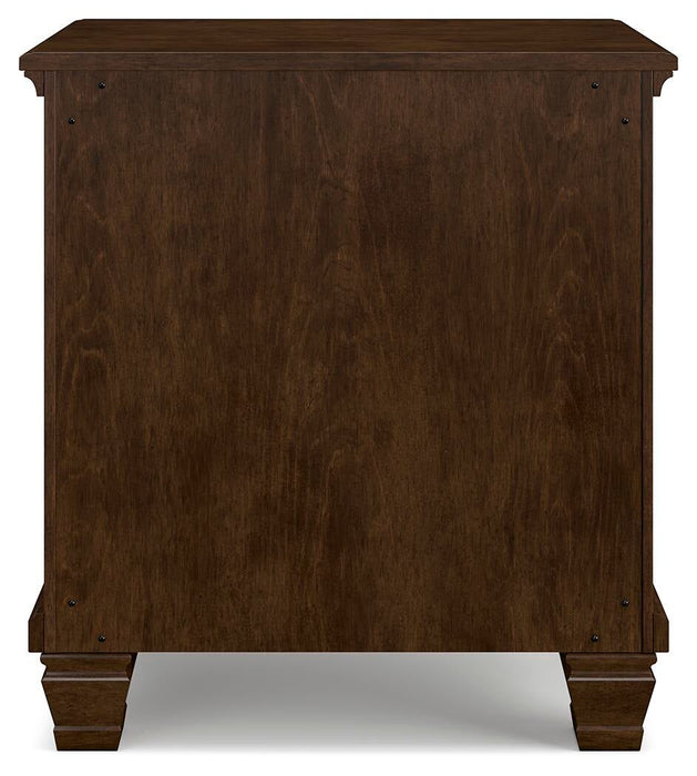 Danabrin Twin Panel Storage Bed, Dresser, Mirror and Nightstand
