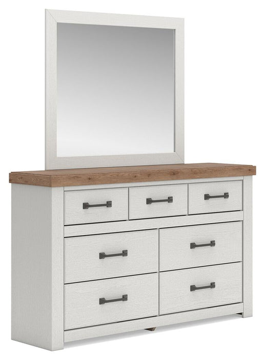 Savonport King Panel Bed. Dresser, Mirror and Nightstand