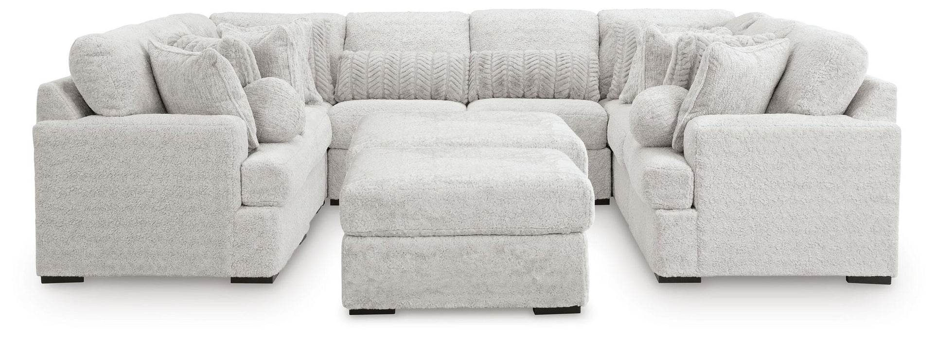 Cuddle Plush 10-Piece Sectional
